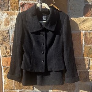 Etcetera Black Textured Blazer